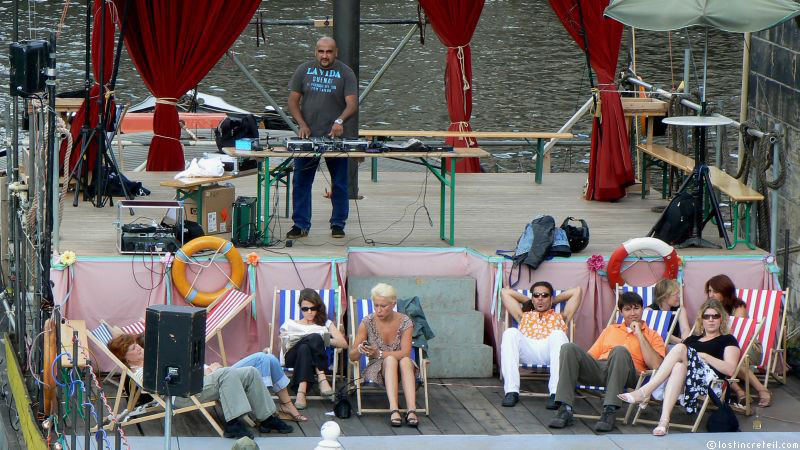 Boat on the Spree river - Berlin